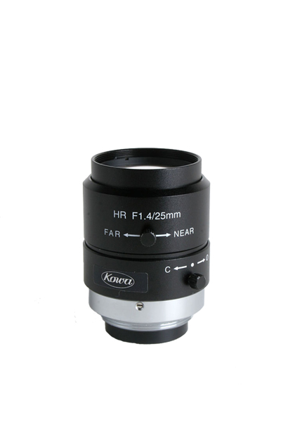 25mm fl, F1.4, c-mount, 2/3" Kowa Megapixel Lens