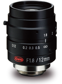 12.5mm fl, F1.8, Kowa 5 Megapixel Lens
