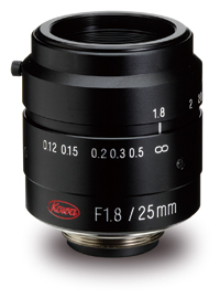 25mm fl, F1.8, Kowa 5 Megapixel Lens