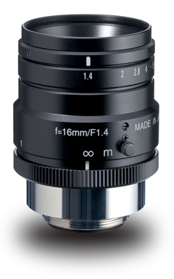 16mm fl, F1.4, c-mount, 1" Kowa Megapixel Lens - Click Image to Close