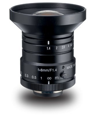 6mm fl, F1.8, c-mount, 1" Kowa Megapixel Lens