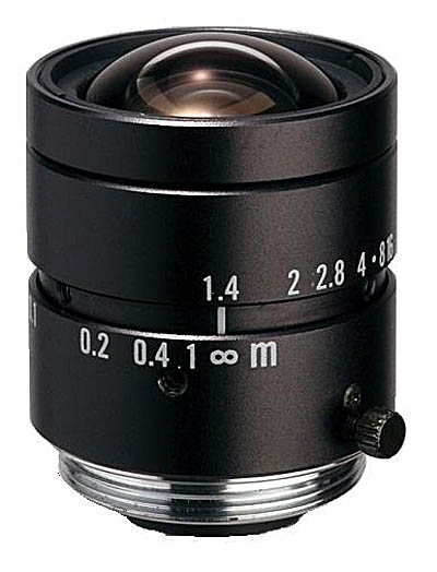 6mm fl, F1.4, c-mount, 2/3" Kowa Machine Vision Lens - Click Image to Close